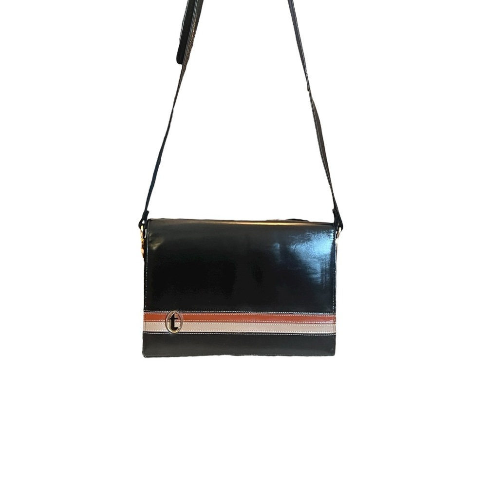 𝐀. 𝐓𝐄𝐒𝐓𝐎𝐍𝐈 Vintage Leather Crossbody Bag Made in Italy